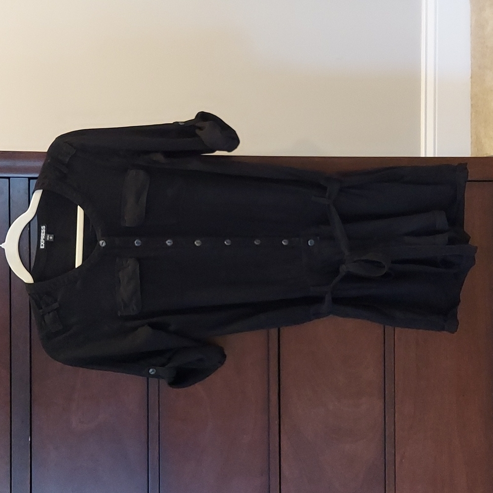 Express Convertible Sleeve Patch Pocket Romper Sp - image 1